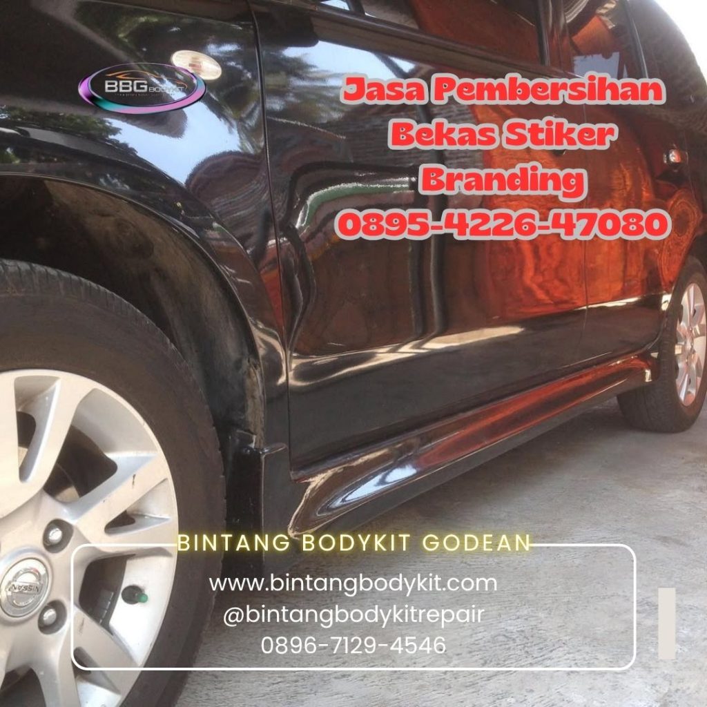 Jasa Pembersihan Bekas Stiker Branding