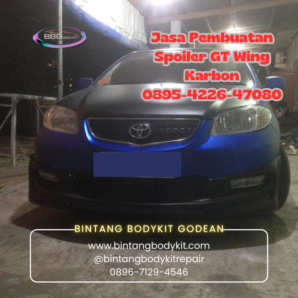 Jasa Pembuatan Spoiler GT Wing Karbon