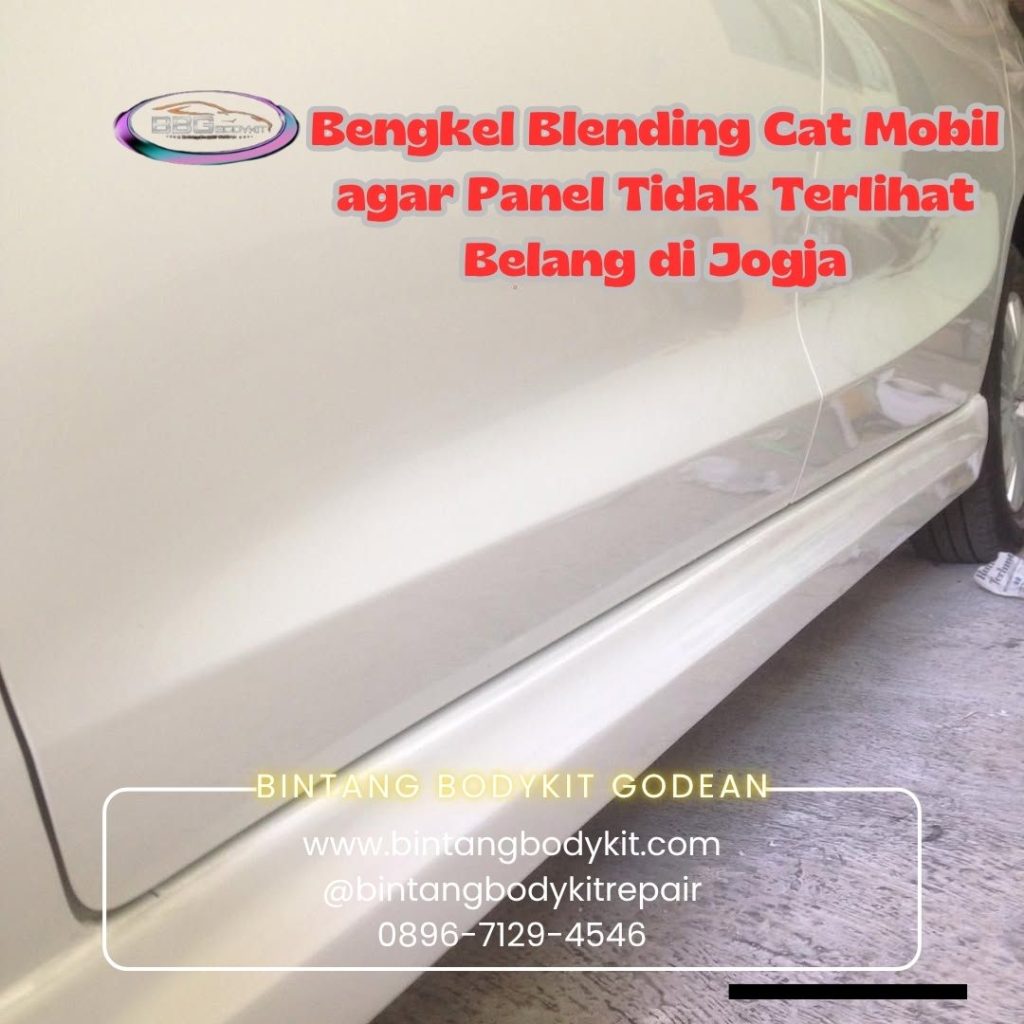 Bengkel Blending Cat Mobil agar Panel Tidak Terlihat Belang di Jogja