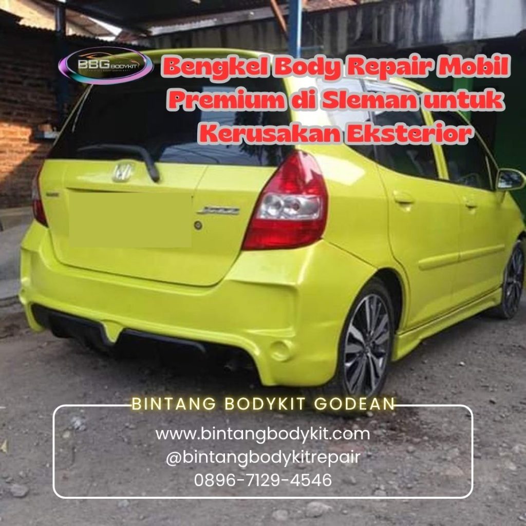 Bengkel Body Repair Mobil Premium di Sleman untuk Kerusakan Eksterior
