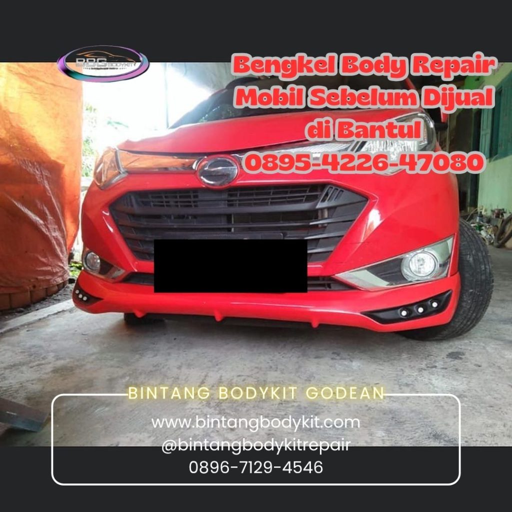 Bengkel Body Repair Mobil Sebelum Dijual di Bantul