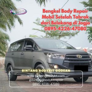 Bengkel Body Repair Mobil Setelah Tabrak dari Belakang di Jogja