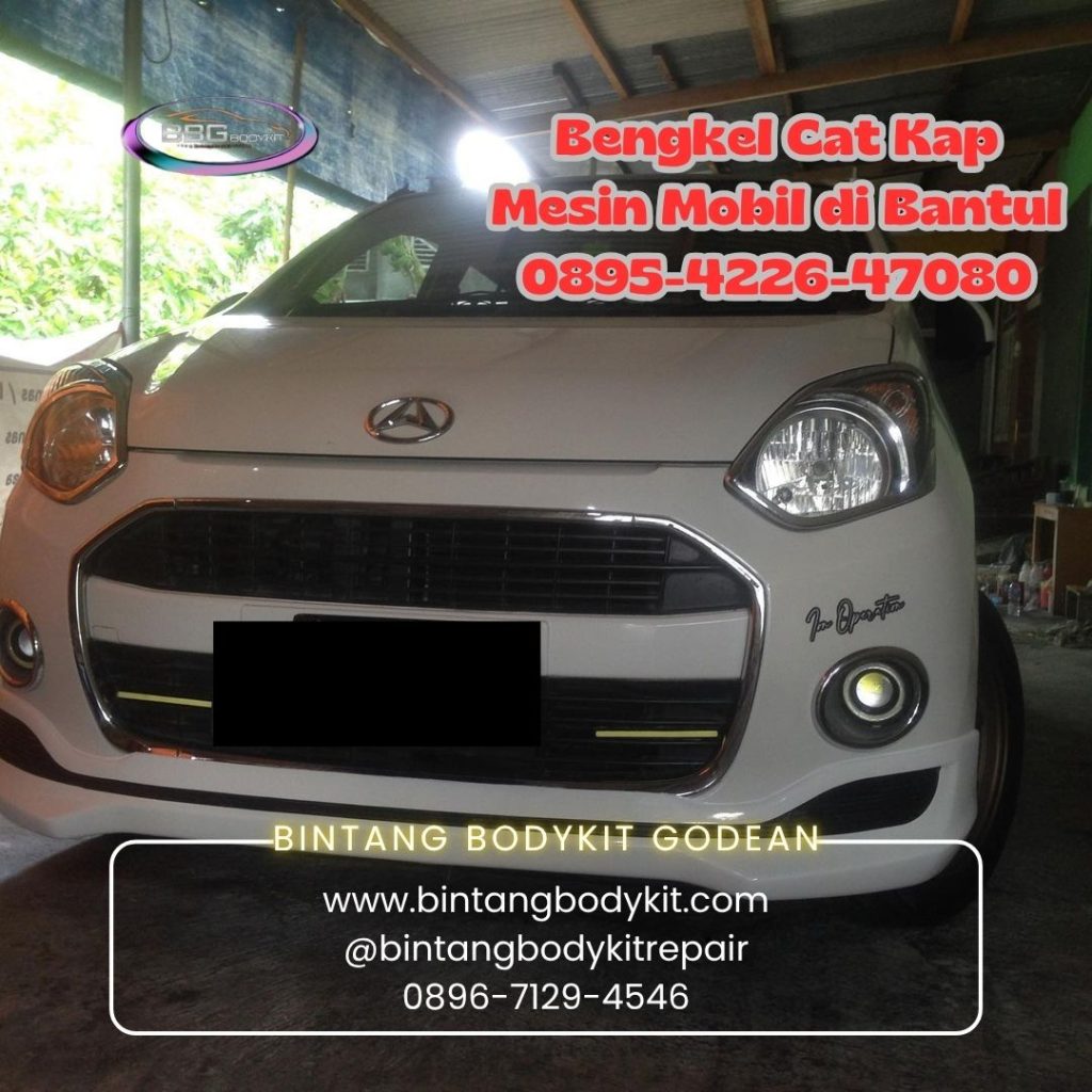 Bengkel Cat Kap Mesin Mobil di Bantul