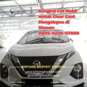 Bengkel Cat Mobil untuk Clear Coat Mengelupas di Sleman