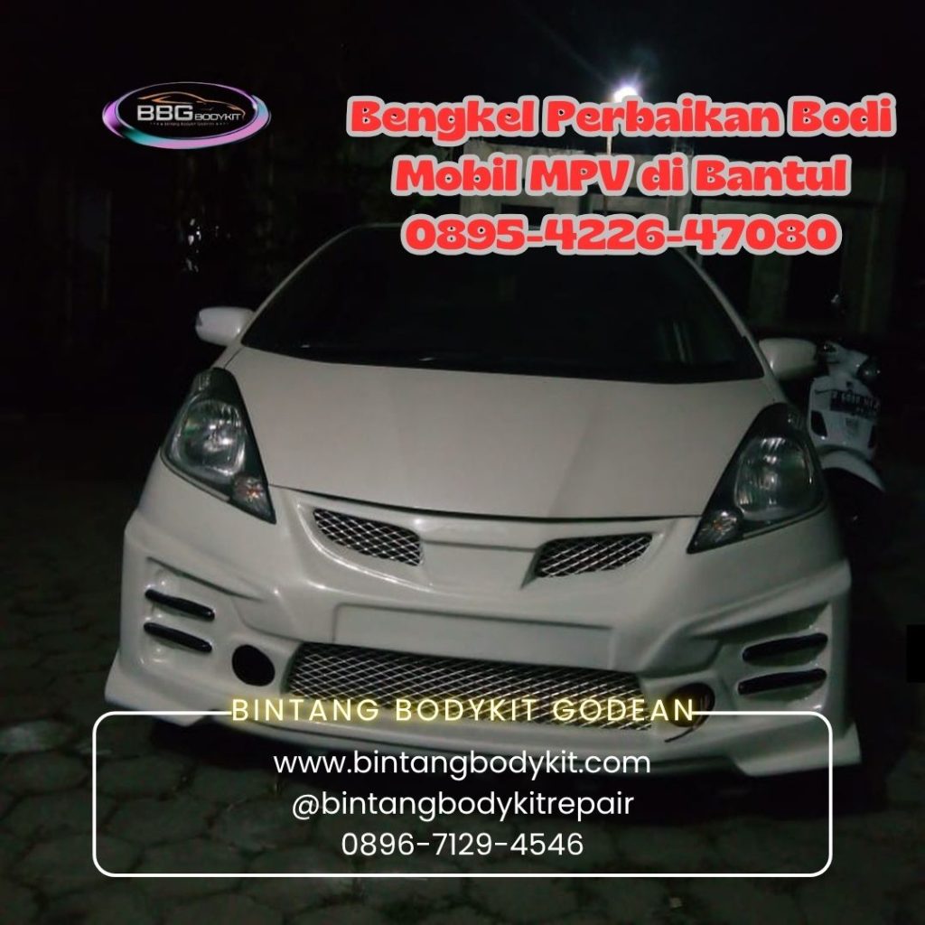 Bengkel Perbaikan Bodi Mobil MPV di Bantul
