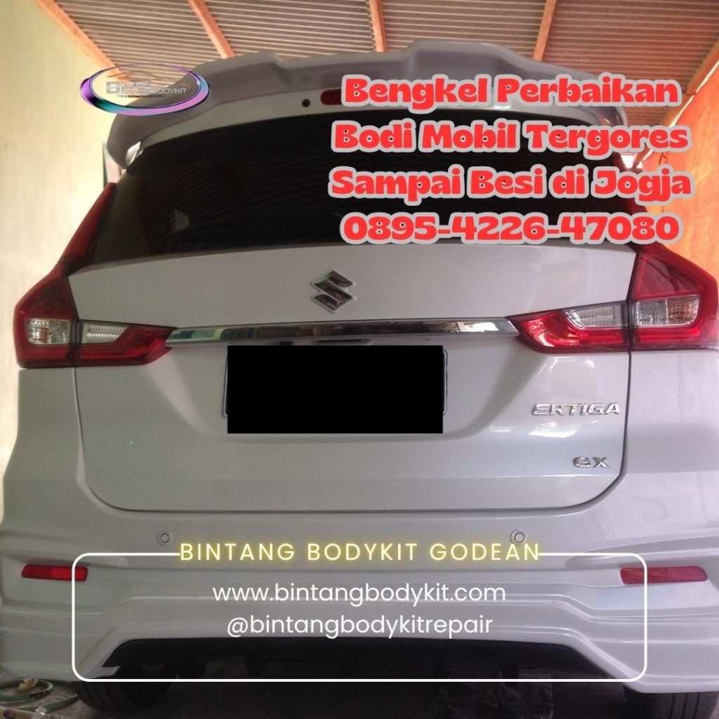 Bengkel Perbaikan Bodi Mobil Tergores Sampai Besi di Jogja