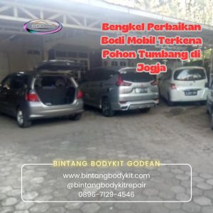 Bengkel Perbaikan Bodi Mobil Terkena Pohon Tumbang di Jogja
