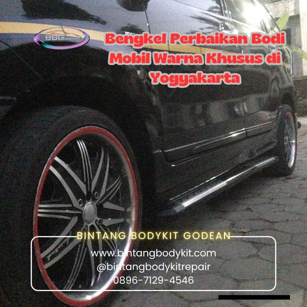 Bengkel Perbaikan Bodi Mobil Warna Khusus di Yogyakarta