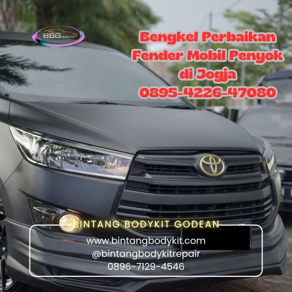 Bengkel Perbaikan Fender Mobil Penyok di Jogja