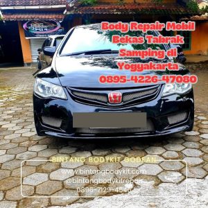 Body Repair Mobil Bekas Tabrak Samping di Yogyakarta