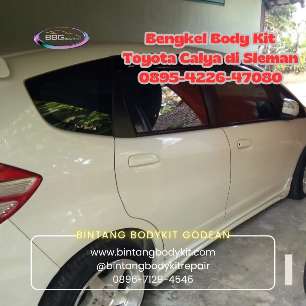 Bengkel Body Kit Toyota Calya di Sleman