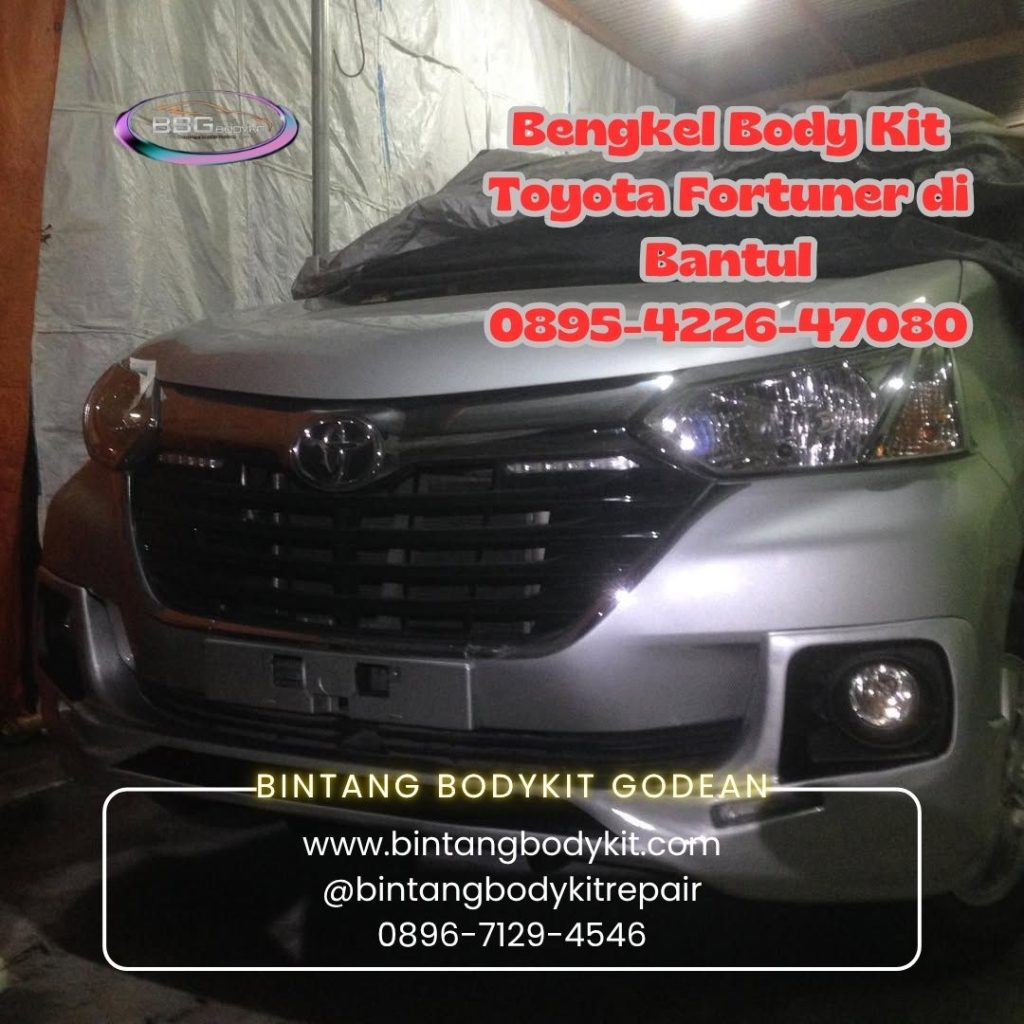 Bengkel Body Kit Toyota Fortuner di Bantul