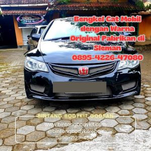 Bengkel Cat Mobil dengan Warna Original Pabrikan di Sleman