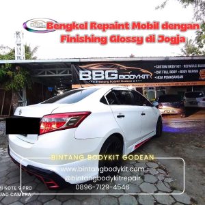 Bengkel Repaint Mobil dengan Finishing Glossy di Jogja