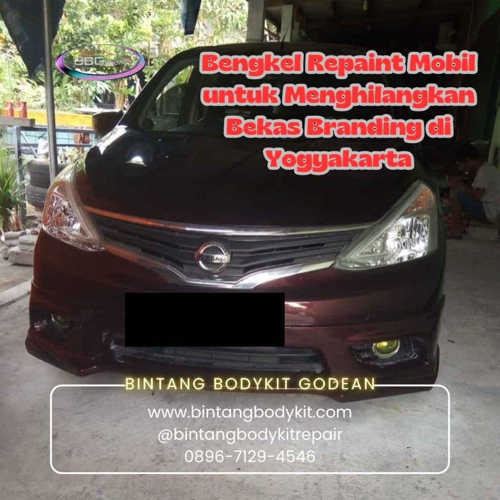 Bengkel Repaint Mobil untuk Menghilangkan Bekas Branding di Yogyakarta